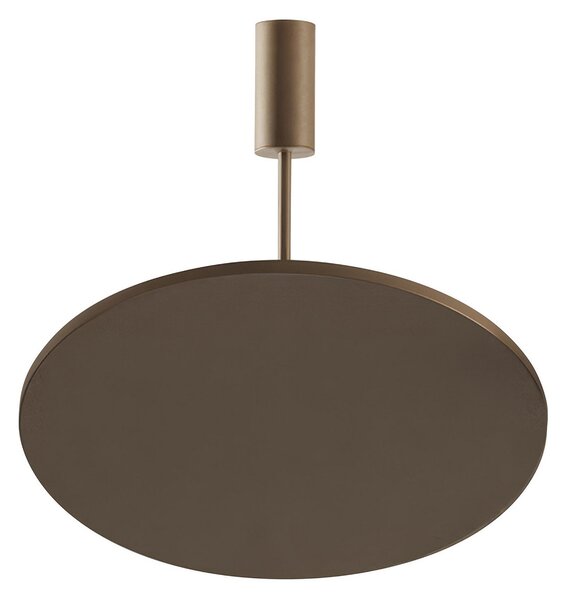 OLEV LED stropna svetilka FLUENTIS, rjava, Ø 54 cm kovina 2.700 K, Rjava / rjasta, Dnevna soba / jedilnica, Aluminij, Dizajn