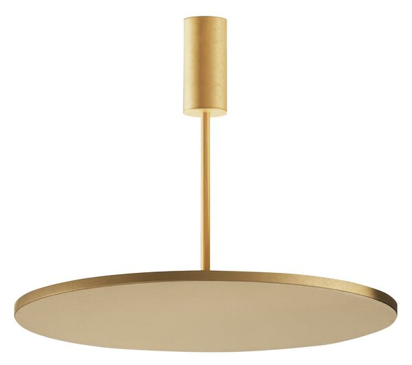 OLEV LED stropna svetilka FLUENTIS, zlata, Ø 54 cm, kovina 2.700 K, Zlata / medeninasta, Dnevna soba / jedilnica, Aluminij, Dizajn
