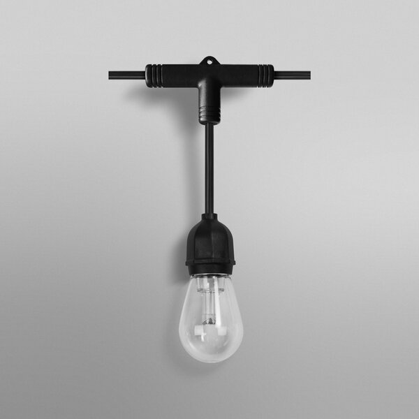 OSRAM SMART+ WiFi LED-lučke STRINGLIGHT, RGBW 12-flg., zatemnjen, Črna, Plastika, Sodobni