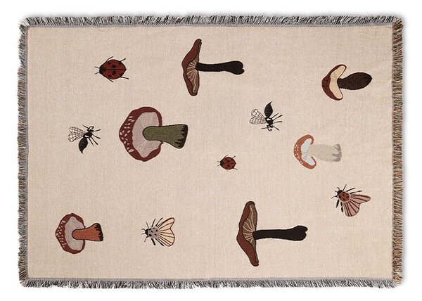 Ferm LIVINGferm LIVING - Forest Tapestry Blanket Sand ferm LIVING