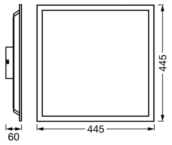 OSRAM SMART+ WiFi LED-panel PLANON MAGIC, bela 45 cm RGB CCT, zatemnjen, Bela, Dnevna soba / jedilnica, Kovina, Sodobni