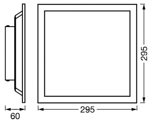 OSRAM SMART+ WiFi LED-panel PLANON MAGIC, bela 30 cm RGB CCT, zatemnjen, Bela, Dnevna soba / jedilnica, Kovina, Sodobni