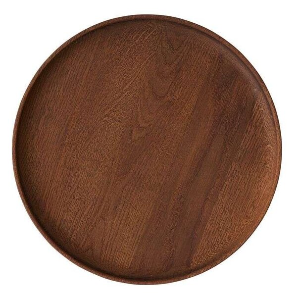 OYOY Living DesignOYOY Living Design - Inka Wood Tray Round Large Dark OYOY Living Design