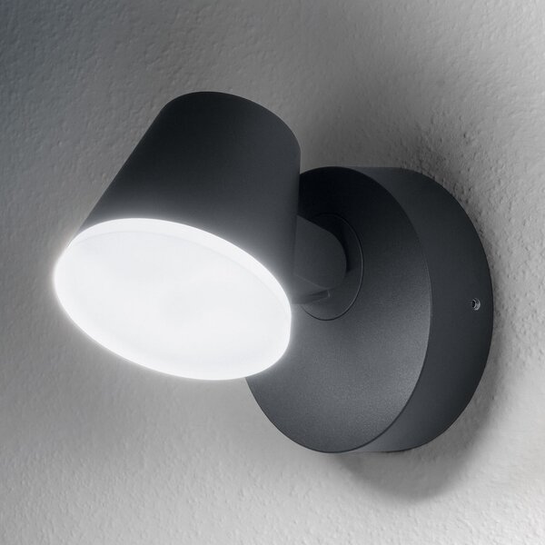 OSRAM LED zunanja stenska svetilka ENDURA STYLE MIDI, temno siva, IP44, Siva, Aluminij, Sodobni