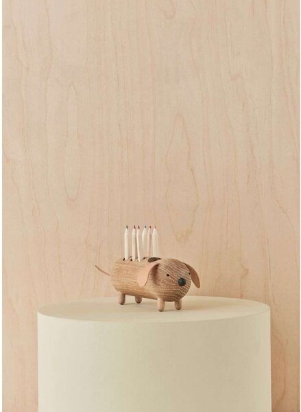 OYOY Living DesignOYOY Living Design - Eddie Dog Pencil Holder Nature OYOY Living Design