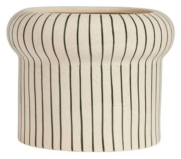 OYOY Living DesignOYOY Living Design - Aki Pot Large OffWhite/Dark Zelena OYOY Living Design