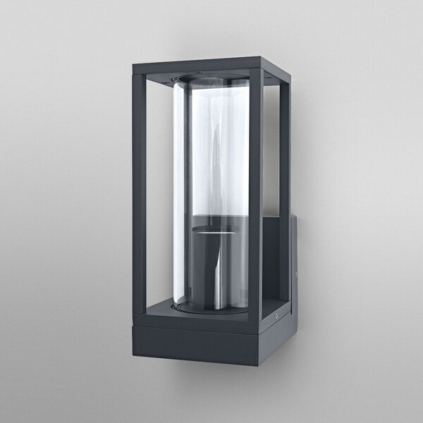 OSRAM zunanja stenska svetilka ENDURA CLASSIC FRAME, temno siva IP44, zatemnjen, Siva, Aluminij, Sodobni