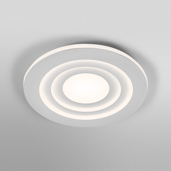 OSRAM LED stropna svetilka ORBIS SPIRAL LOOP 51 cm bela Sidelight, Bela, Dnevna soba / jedilnica, Kovina, Sodobni