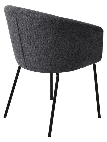 Temno siv jedilni stol Easton – Unique Furniture