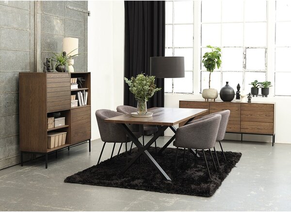 Temno siv jedilni stol Easton – Unique Furniture