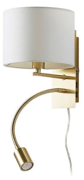 LindbyLindby - Florens Stenska Svetilka White/Brass Lindby