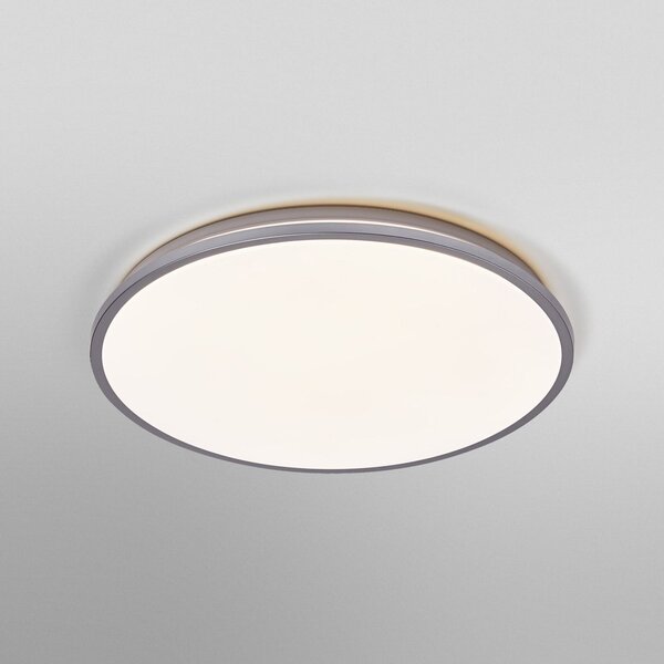 OSRAM LED stropna svetilka ORBIS DUBLIN, Ø 49 cm, srebrna kovina, Kovinska, Dnevna soba / jedilnica, Kovina, Sodobni