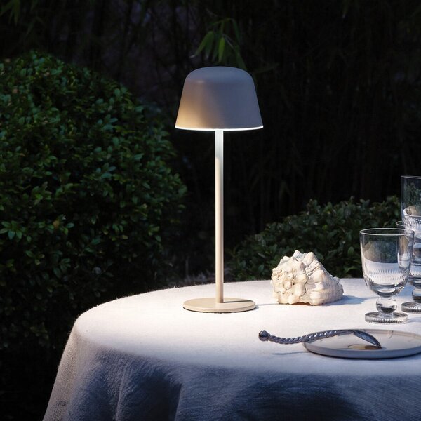 OSRAM LED baterijska namizna svetilka ENDURA STYLE, bež 30 cm IP44 CCT, zatemnjen, Bež, Aluminij, Sodobni