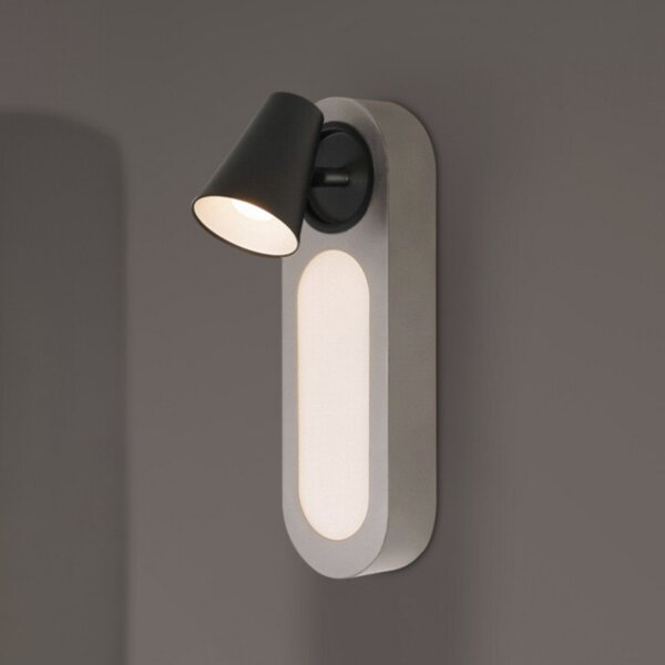 OSRAM LED stenska svetilka NEPTUNE, bela, 1 žarek, kovinski stikalo, Bela, Dnevna soba / jedilnica, Kovina, Sodobni
