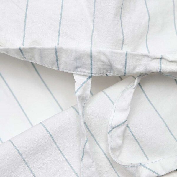 ByNordByNord - Dagny Bed Linen 140x200 Snow/Ocean ByNord