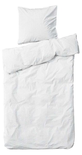 ByNordByNord - Dagny Bed Linen 140x200 Snow/Ocean ByNord