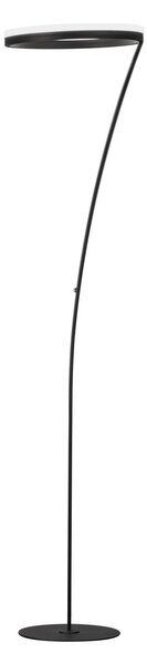 FISCHER & HONSEL Stojalo z LED-svetilko Sirko, pesek črna, višina 177 cm, kovina, CCT, zatemnjen, Črna, Dnevna soba / jedilnica, Kovina, Sodobni