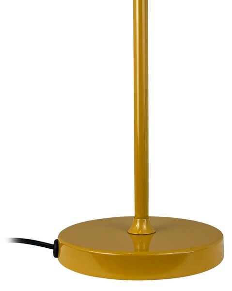 Dyberg Larsen LED namizna svetilka Starlight, rumena, višina 26 cm, zatemnjen, Rumena, Dnevna soba / jedilnica, Kovina, Dizajn
