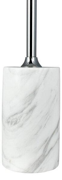 Dyberg Larsen LED-akumulatorska namizna svetilka Starlight, krom/bela, zatemnjen, Kovinska, Dnevna soba / jedilnica, Kovina, Dizajn