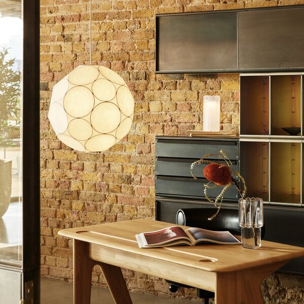 Tom Dixon viseča svetilka Soft, Ø 45 cm, bela, plastika, E27, zatemnjen, Bela, Dnevna soba / jedilnica, Plastika, Dizajn, Globus