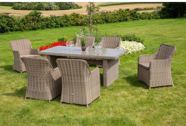 Gardenson Vrtna Miza Riviera, 200x100, Steklo