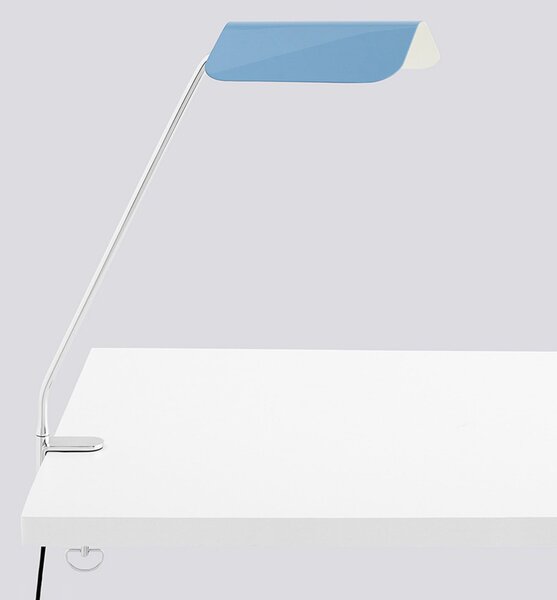 HAY stenska svetilka Apex, pastelno modra, višina 43 cm, E14, jeklo, Modra, Študija / pisarna, Kovina, Dizajn