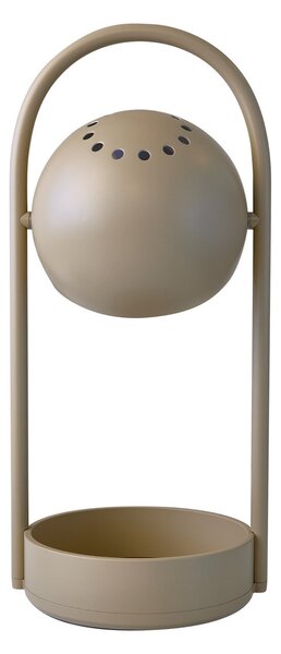 FRANDSEN LED-akumulatorska namizna svetilka Ball Portable, peščeno siva, jeklo, zatemnjen, Siva, Dnevna soba / jedilnica, Kovina, Dizajn