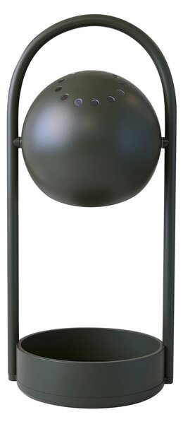 FRANDSEN LED-akumulatorska namizna svetilka Ball Portable, olivno zelena, jeklo, zatemnjen, Zelena, Dnevna soba / jedilnica, Kovina, Dizajn