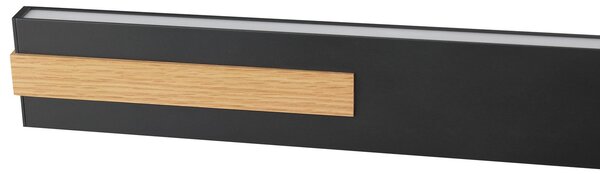 Brilliant LED obesna svetilka Streamline, dolžina 130 cm, črna, kovina, zatemnjen, Črna, Dnevna soba / jedilnica, Kovina, Sodobni