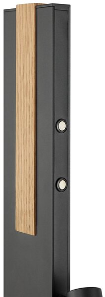 Brilliant LED stoječa svetilka Streamline, višina 145 cm, črna, svetloba za branje, zatemnjen, Črna, Dnevna soba / jedilnica, Kovina, Sodobni