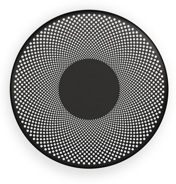 Northern LED stenska svetilka Glint, črna mat, jeklo, Ø 25 cm, zatemnjen, Črna, Dnevna soba / jedilnica, Aluminij, Dizajn