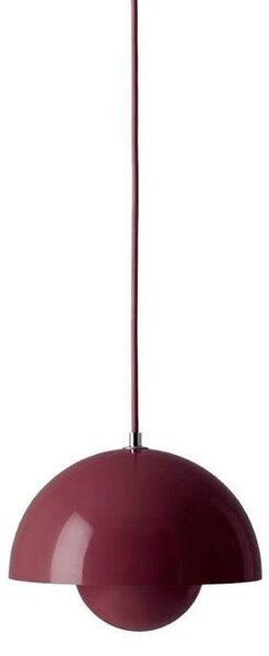 &Tradition&Tradition - Flowerpot VP1 Obesek Svetilka Temno Plum &Tradition