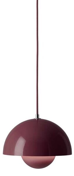 &Tradition&Tradition - Flowerpot VP1 Obesek Svetilka Temno Plum &Tradition