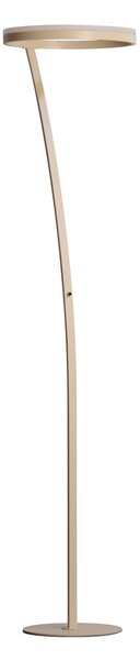 FISCHER & HONSEL LED-stojna svetilka Sirko, peščena, višina 177 cm, kovina, CCT, zatemnjen, Bež, Dnevna soba / jedilnica, Kovina, Sodobni