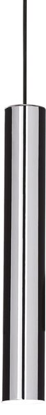 IDEAL LUX Ideal Lux viseča svetilka Look, krom, Ø 6 cm, kovina, Kovinska, Dnevna soba / jedilnica, Kovina, Sodobni