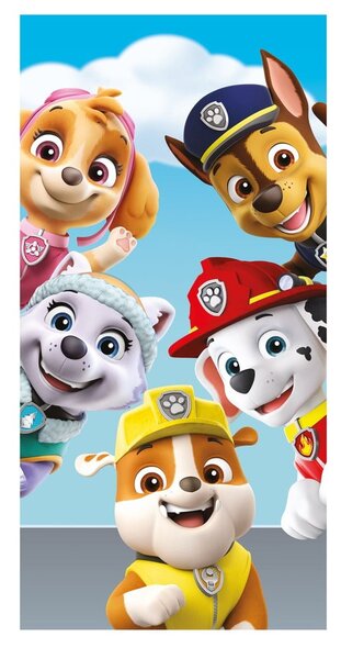 Bombažna otroška brisača 70x140 cm Paw Patrol – Jerry Fabrics