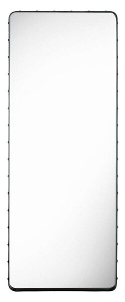 GUBIGUBI - Adnet Wall Mirror Rectangular 70X180 Črna Usnje GUBI