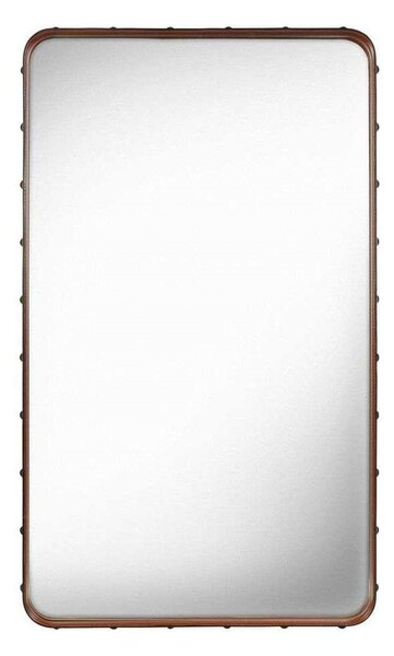 GUBIGUBI - Adnet Wall Mirror Rectangular 65X115 Tan Usnje GUBI