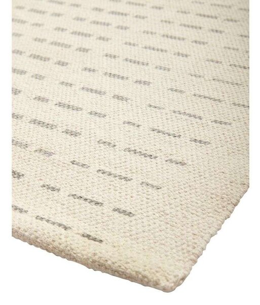 HübschHübsch - Pin Rug 120x180 Beige/Grey Hübsch