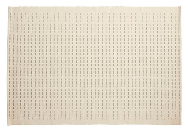 HübschHübsch - Pin Rug 120x180 Beige/Grey Hübsch