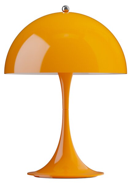 Louis Poulsen akumulatorska svetilka Panthella PORTABLE 250 oranžna IP44, zatemnjen, Oranžna, Dnevna soba / jedilnica, Plastika, Sodobni