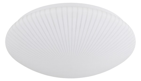 Searchlight LED stropna svetilka Malta, Ø 39 cm, bela, akril, CCT, Bela, Dnevna soba / jedilnica, Plastika