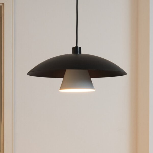 OSRAM viseča svetilka Decor Flying Mushroom črna/bela, jeklo, zatemnjen, Črna, Kuhinja, Kovina, Sodobni