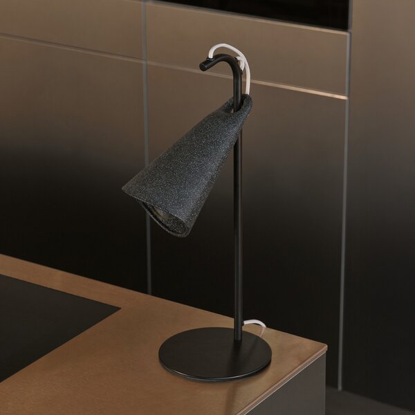 OSRAM namizna svetilka Decor Bell, jeklo, E27, višina 50 cm, Črna, Dnevna soba / jedilnica, Kovina, Sodobni