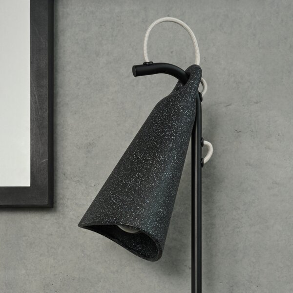 OSRAM stoječa svetilka Decor Bell, črna, jeklo, E27, višina 120 cm, Črna, Dnevna soba / jedilnica, Kovina, Sodobni