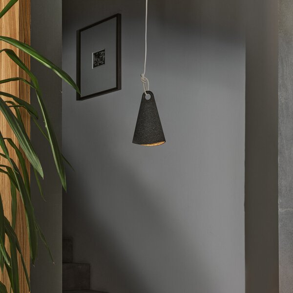 OSRAM viseča svetilka Decor Bell, reciklirana plastika, E27,, zatemnjen, Črna, Dnevna soba / jedilnica, Kovina, Sodobni