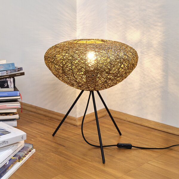 OSRAM namizna svetilka Decor Paper Drop, Tripod, bež, E27, Bež, Dnevna soba / jedilnica, Papir / karton, Podeželska hiša / Rustikalna, Tripod