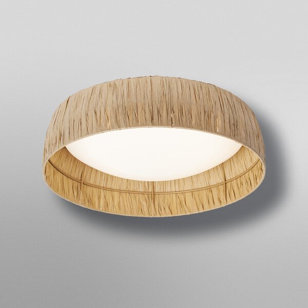 OSRAM LED stropna svetilka Decor Bamboo Paper, Ø 40 cm, bambus, Rjava / rjasta, Dnevna soba / jedilnica, Bambus, Podeželska hiša / Rustikalna