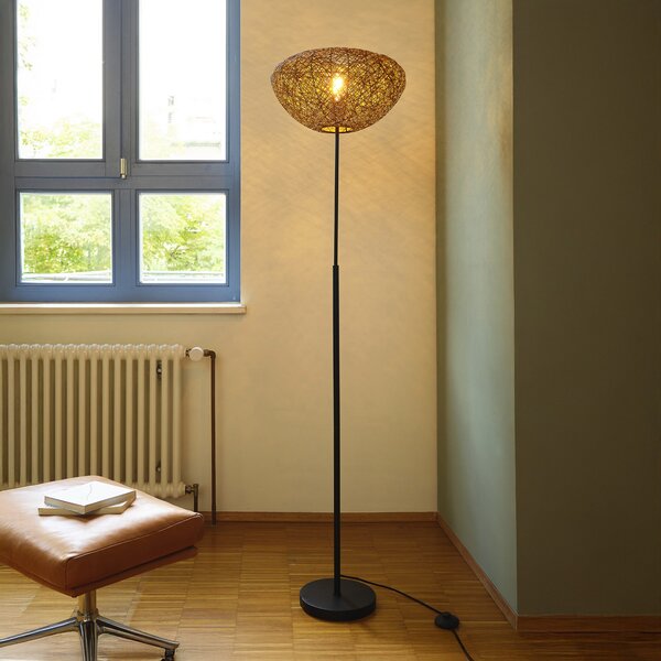 OSRAM Stojna svetilka Decor Paper Drop, papir, bež, E27, Bež, Dnevna soba / jedilnica, Papir / karton, Podeželska hiša / Rustikalna
