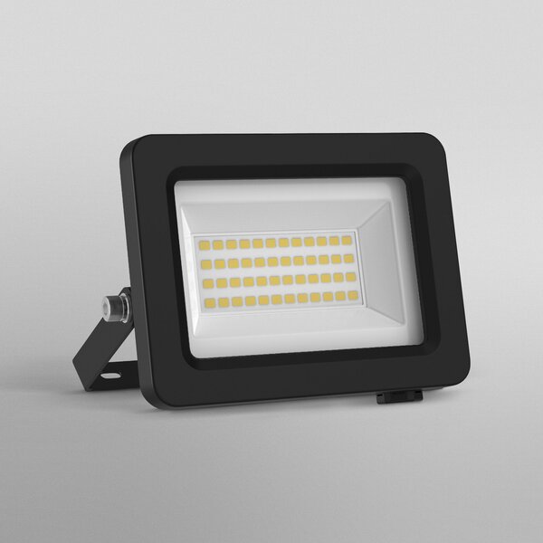 OSRAM LED-žaromet Floodlight EA, 15 W, IP65, črn, aluminij, Črna, Aluminij